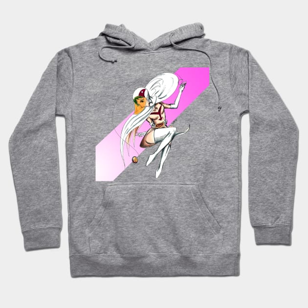 Jun the swan from gatchaman Hoodie by jorge_lebeau